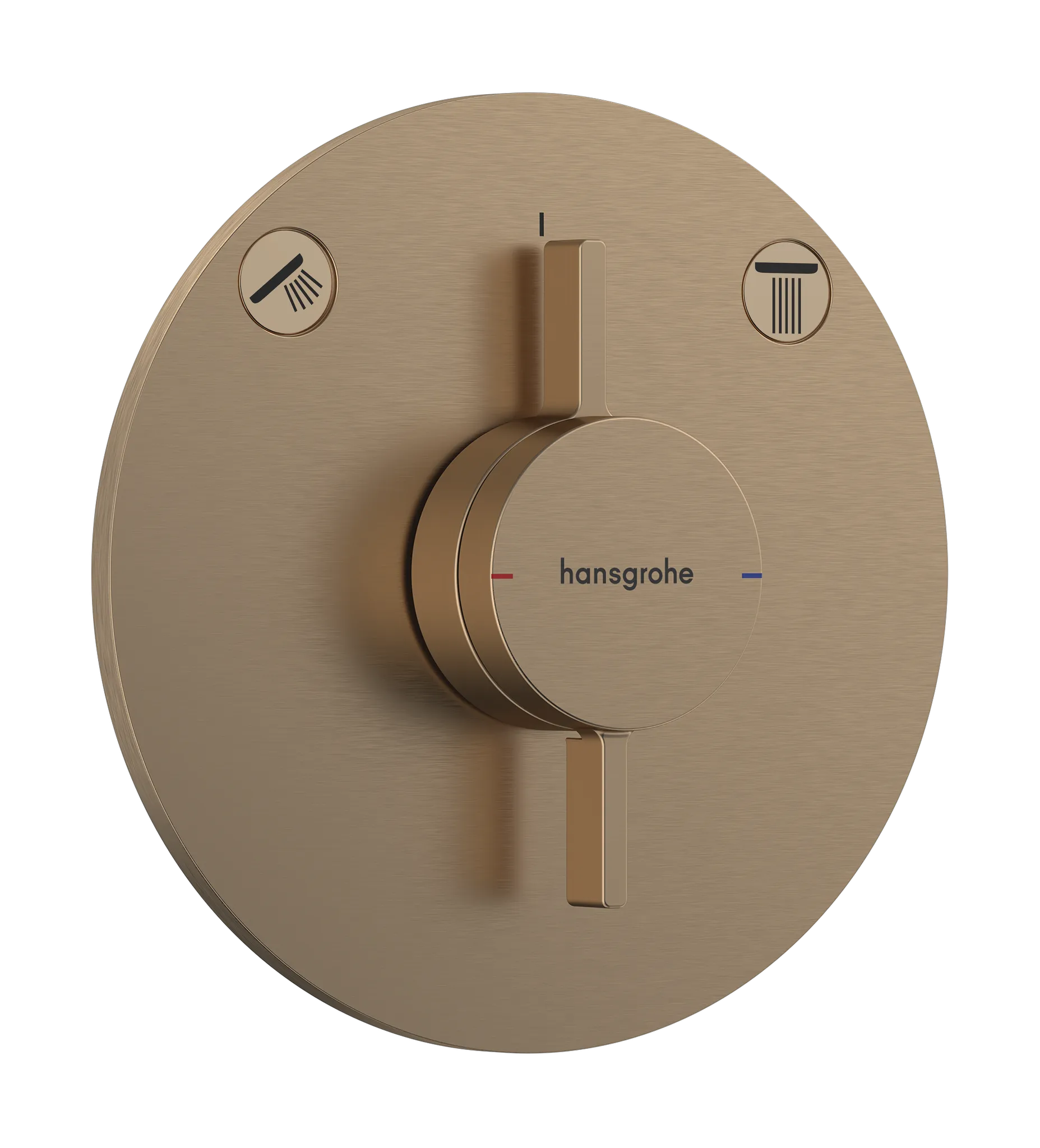 Hansgrohe DuoTurn S Mischer Unterputz für 2 Verbraucher Brushed Bronze Hansgrohe DuoTurn S Mischer Unterputz für 2 Verbraucher Brushed Bronze