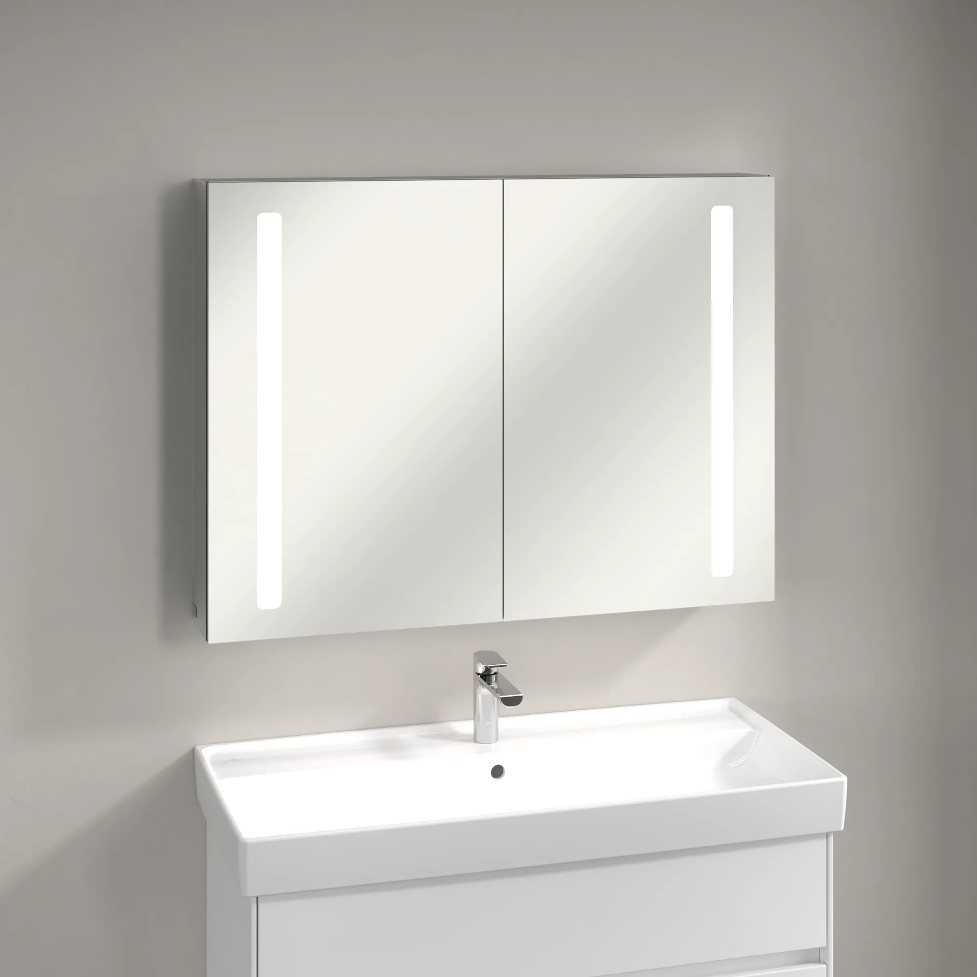 Villeroy & Boch Vorbau-Spiegelschrank „My View 14“ 1000 × 750 × 173 mm in White Matt