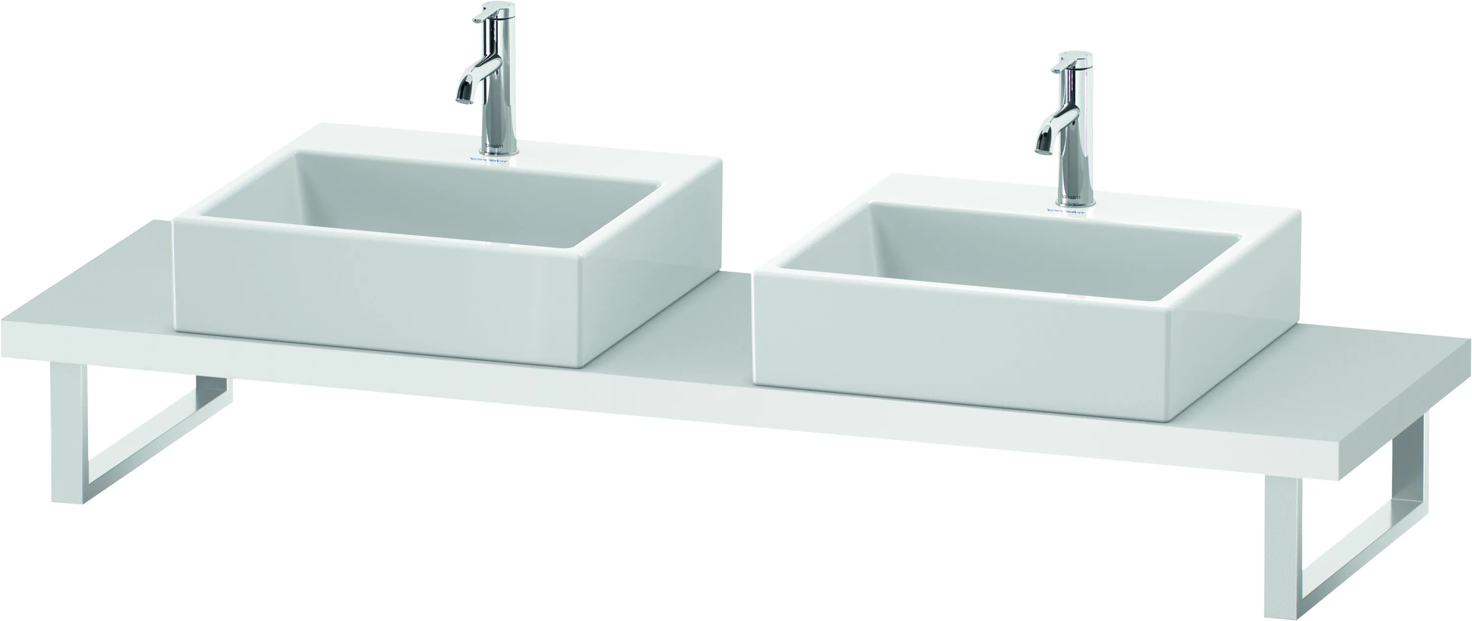 Duravit Konsole „DuraStyle“, links und rechts in Weiß Matt