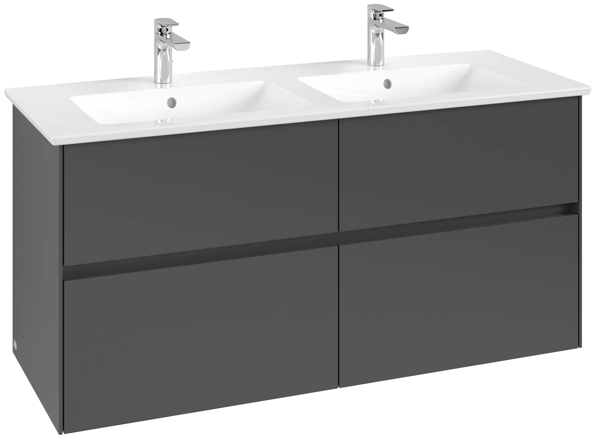 Villeroy & Boch Collaro Waschbeckenunterschrank C14700 1261x610x480mm Graphite