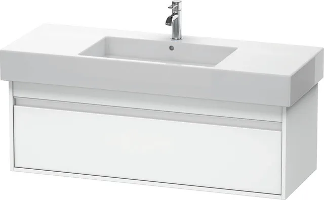 Duravit Waschtischunterschrank wandhängend „Ketho“ 120 × 41 × 45,5 cm Weiß Matt