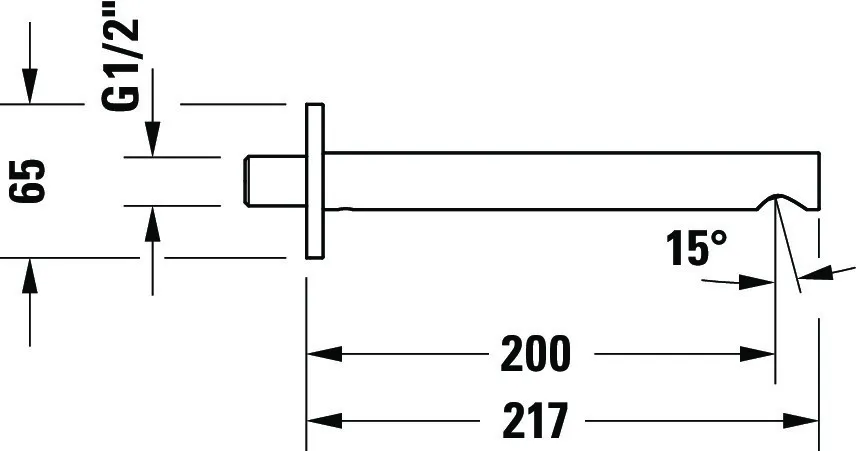 Auslauf für Armaturen „Circle“ in Chrom Auslauf für Armaturen „Circle“ in Chrom