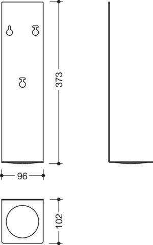 HEWI Tropfschale „System 900“ 9,6 cm