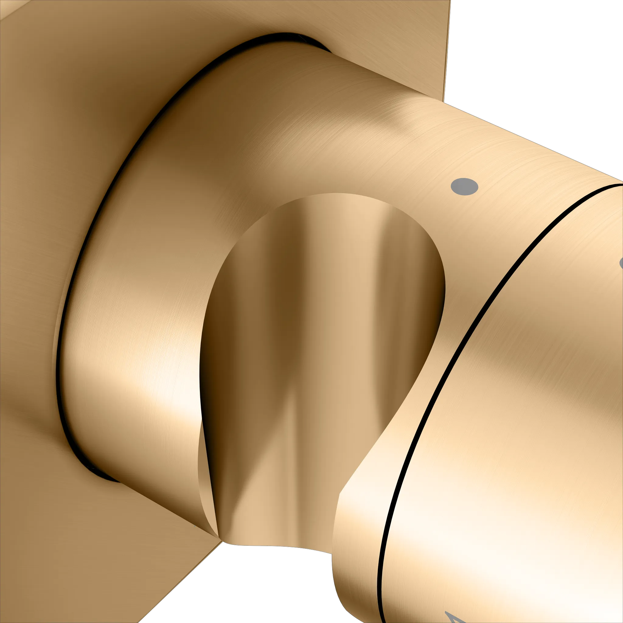 IXMO 2-Wege Ab- u. Umstellventil UP IXMO Comfort, eckig Messing gebürstet IXMO 2-Wege Ab- u. Umstellventil UP IXMO Comfort, eckig Messing gebürstet