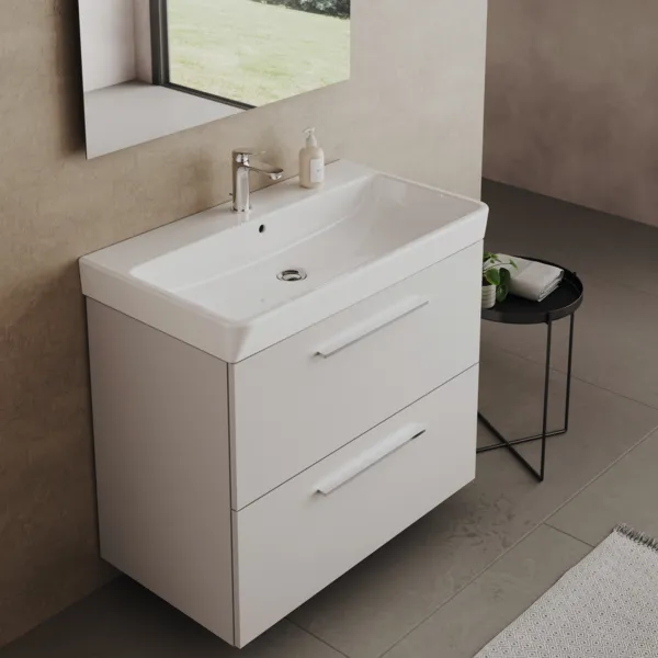 Ideal Standard Waschbecken „i.lifeB“, Hahnlochposition mittig in Weiß