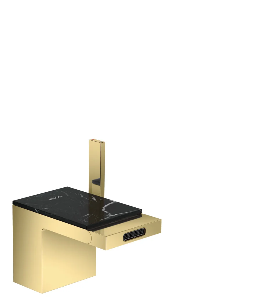 Hansgrohe AXOR MyEdition Platte Marmor Nero Marquina, Länge 117 mm, abnehmbar Hansgrohe AXOR MyEdition Platte Marmor Nero Marquina, Länge 117 mm, abnehmbar