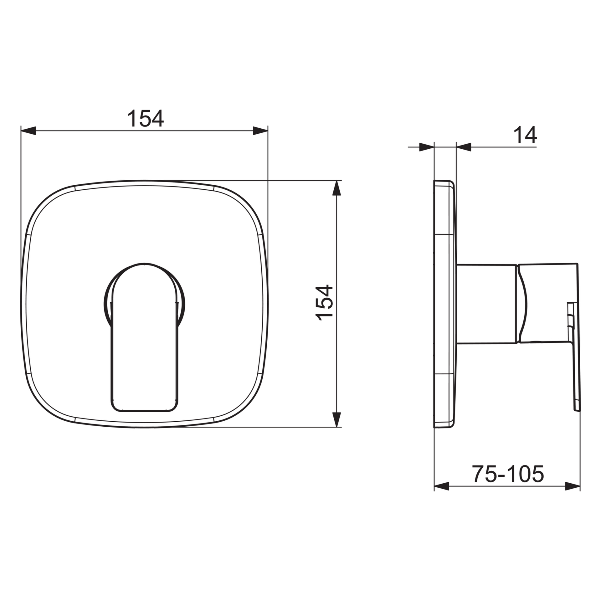 HansaSTELA Duscharmatur Einhebelmischer Fertigset für Brause-Batterie HansaSTELA 8785 Rosette soft edge Chrom HansaSTELA Duscharmatur Einhebelmischer Fertigset für Brause-Batterie HansaSTELA 8785 Rosette soft edge Chrom