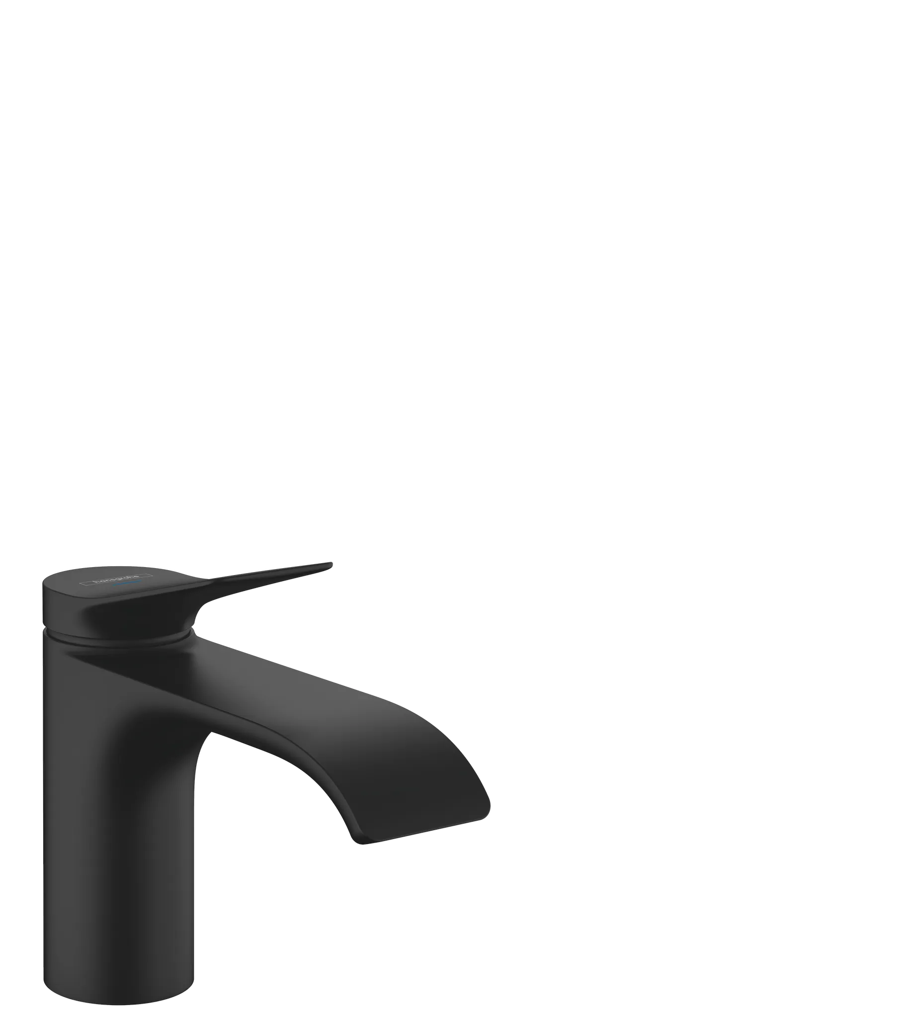 Hansgrohe Vivenis Standventil 80 mit Hebelgriff, Mattschwarz