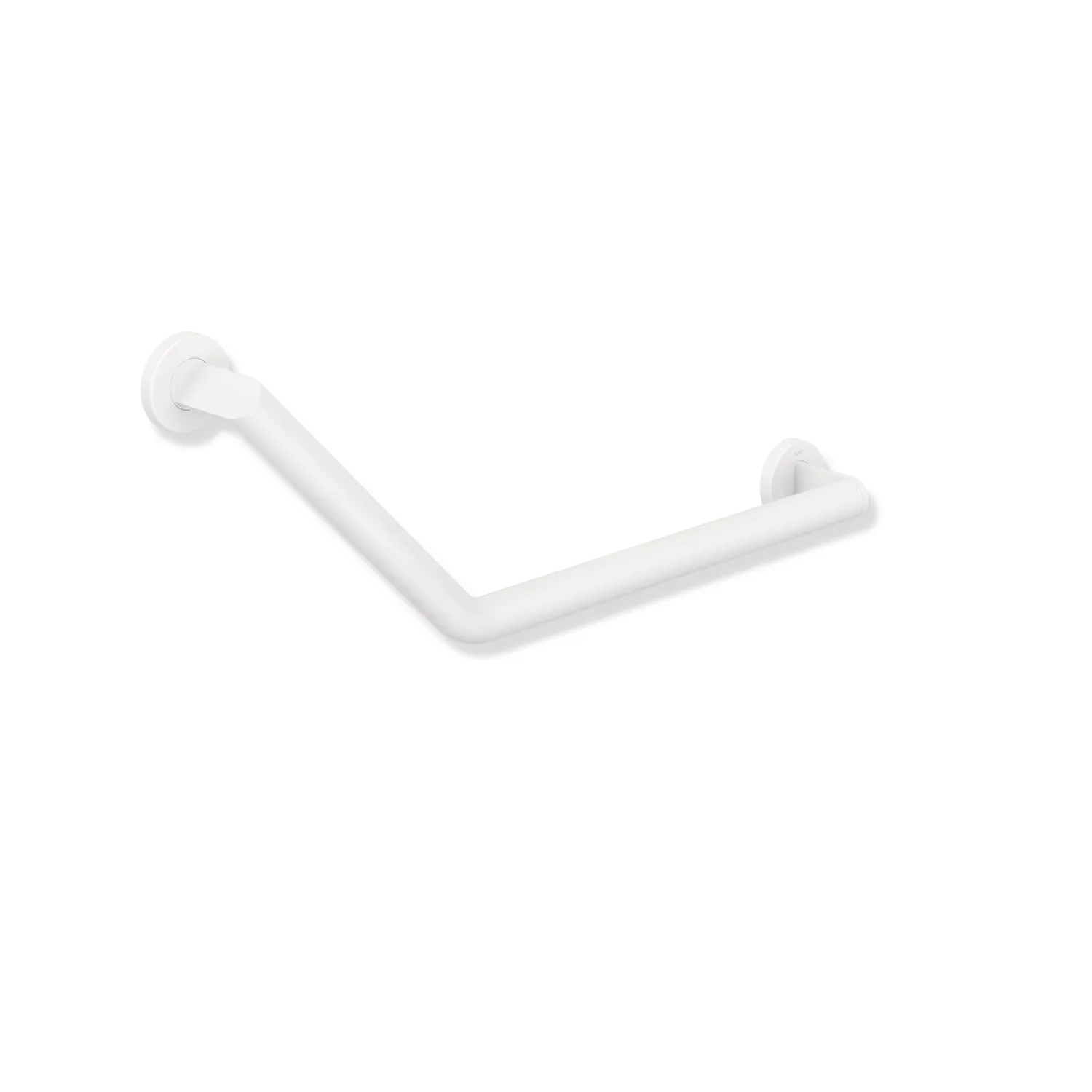 Winkelgriff 135 Gr, d:32, li, plvb weiß tiefmatt Winkelgriff 135 Gr, d:32, li, plvb weiß tiefmatt