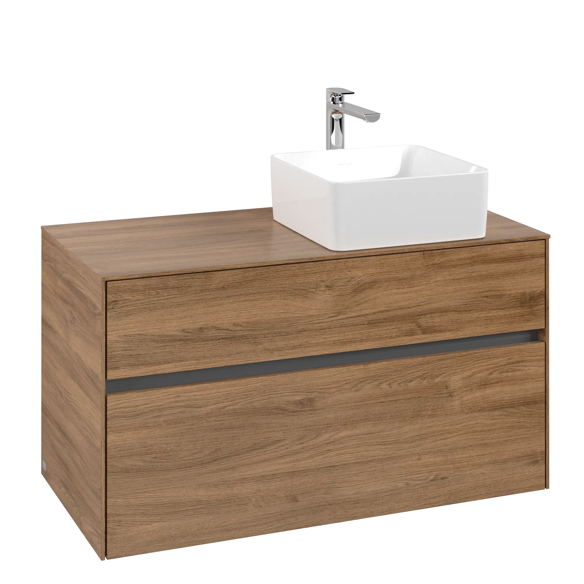 Villeroy & Boch Collaro Waschbeckenunterschrank C04000, 1000 x 548 x 500 mm, Kansas Oak