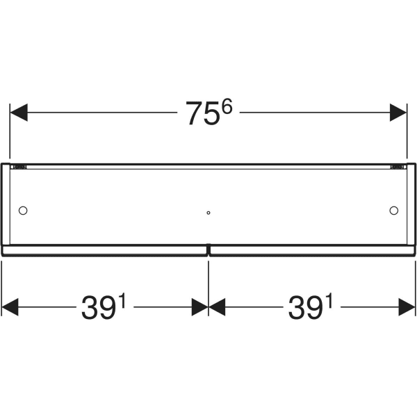 Geberit Spiegelschrank „Renova Plan“ 78,8 × 17,5 cm Geberit Spiegelschrank „Renova Plan“ 78,8 × 17,5 cm