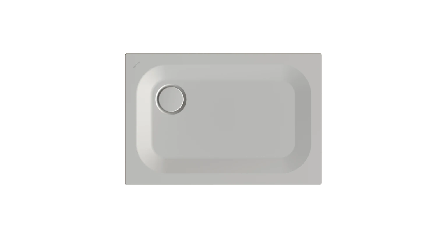 Bette rechteck Duschwanne „BetteUltra“ 900 × 600 mm ohne Oberflächenbeschichtung, ohne Oberflächenveredelung, ohne Wannenträger, in Dust