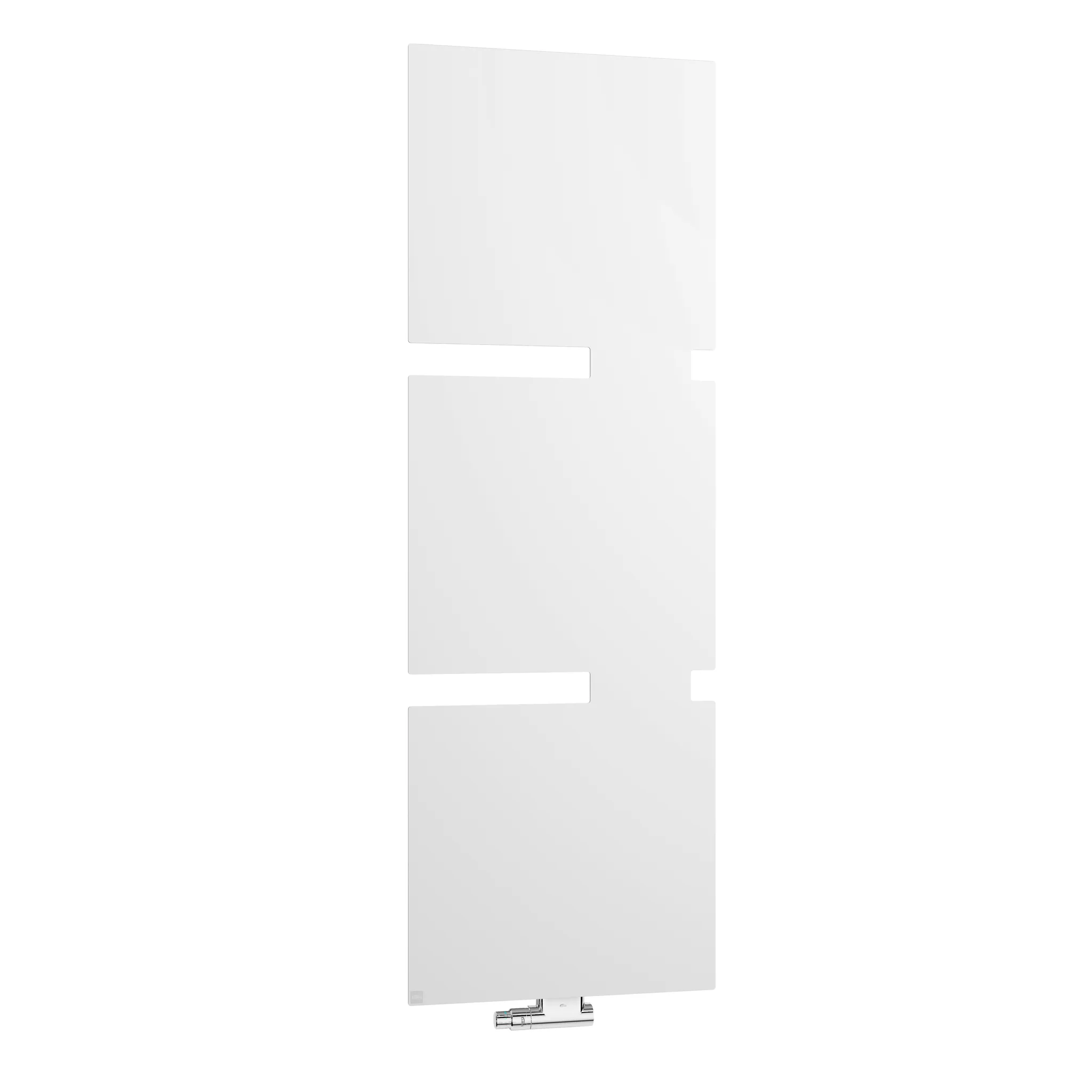 Kermi Design-Heizkörper „Tano“ 60 × 180 cm, links in Weiß Soft (RAL 9016, matt)
