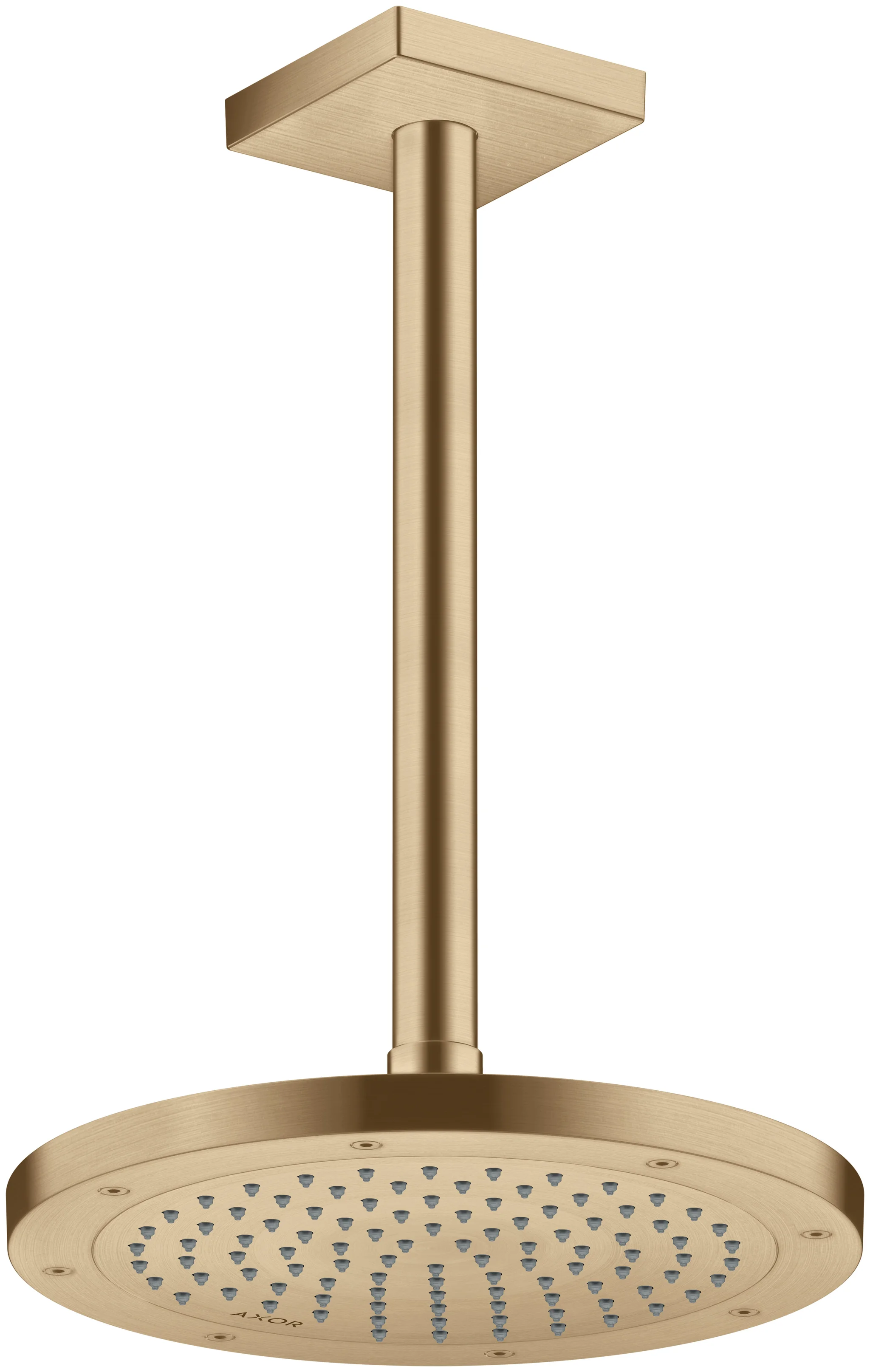 Hansgrohe AXOR ShowerSolutions Kopfbrause 245 1jet Brushed Bronze, 245 mm, verstellbarer Winkel, abnehmbar zur Reinigung, G 1/2 Anschluss Hansgrohe AXOR ShowerSolutions Kopfbrause 245 1jet Brushed Bronze, 245 mm, verstellbarer Winkel, abnehmbar zur Reinigung, G 1/2 Anschluss