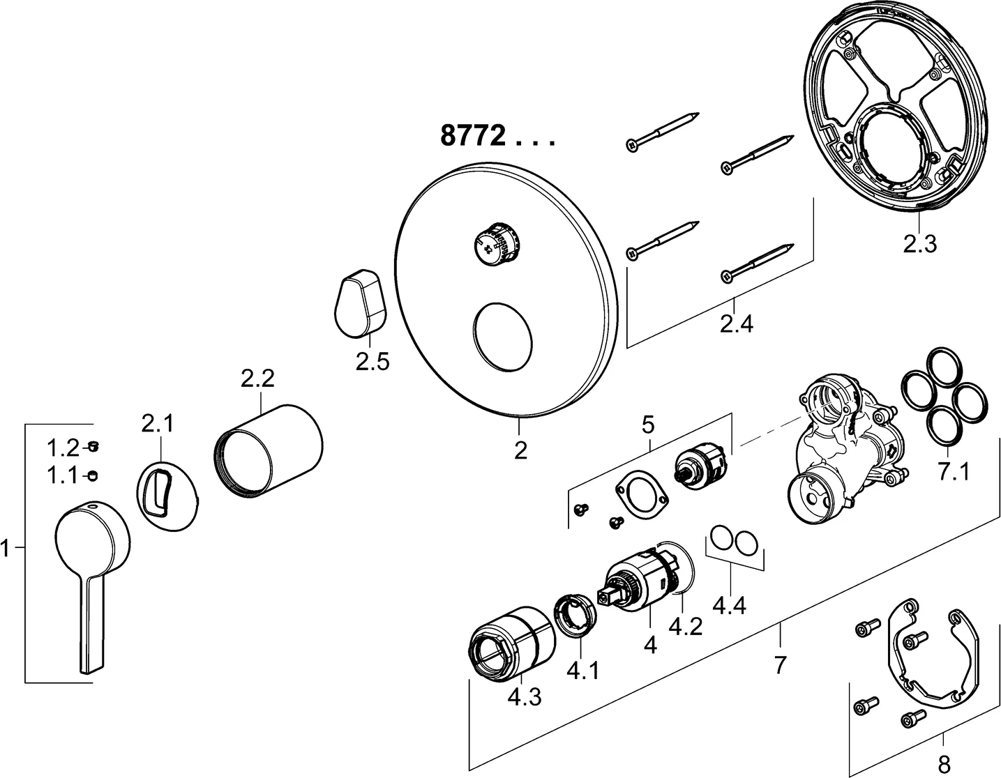 HansaLOFT Einhebelmischer Fertigmontageset für Wanne/Brause Chrom HansaLOFT Einhebelmischer Fertigmontageset für Wanne/Brause Chrom