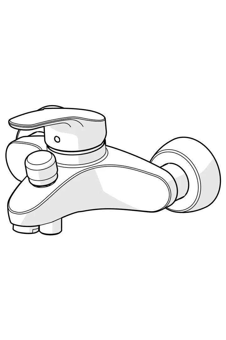 HansaMIX Einhebelmischer Wafü und Brausebatterie DN15 Chrom HansaMIX Einhebelmischer Wafü und Brausebatterie DN15 Chrom