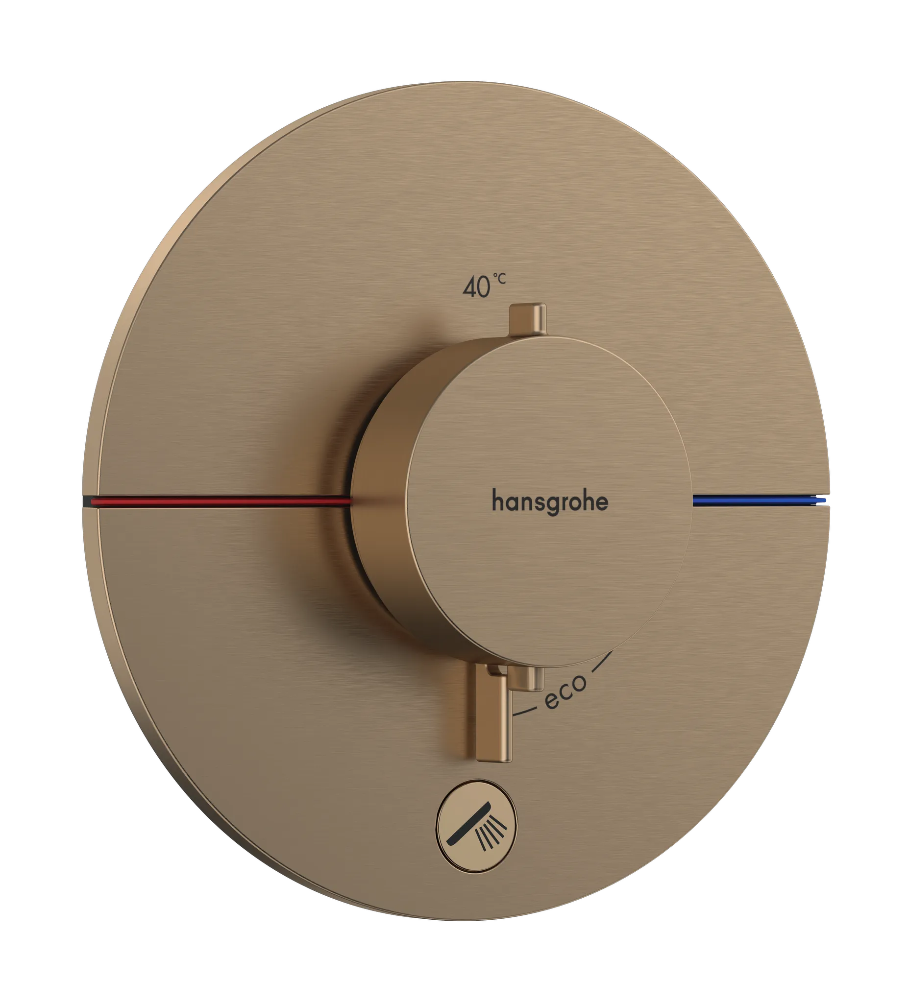 Hansgrohe ShowerSelect Comfort S Thermostat Unterputz 1V+1A Brushed Bronze Hansgrohe ShowerSelect Comfort S Thermostat Unterputz 1V+1A Brushed Bronze