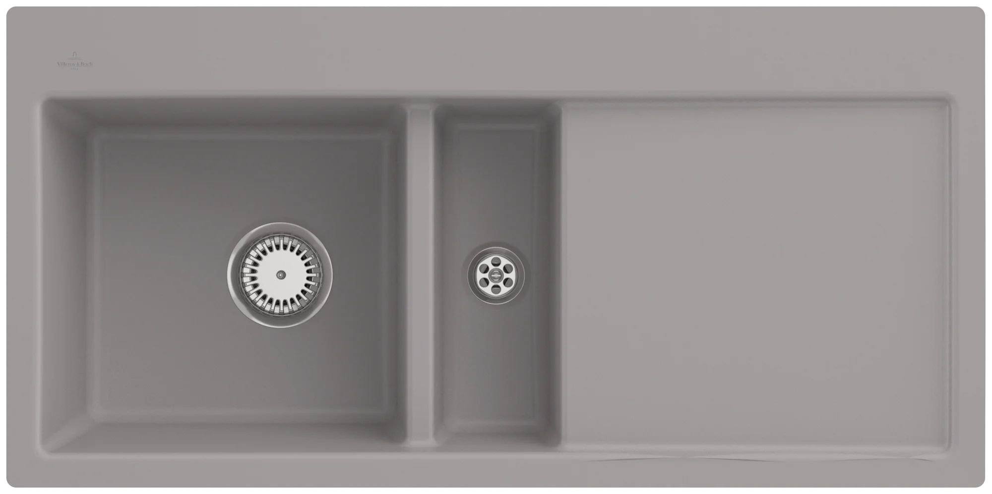 Villeroy & Boch Subway 60 Flat Spüle 965x475mm Fossil CeramicPlus