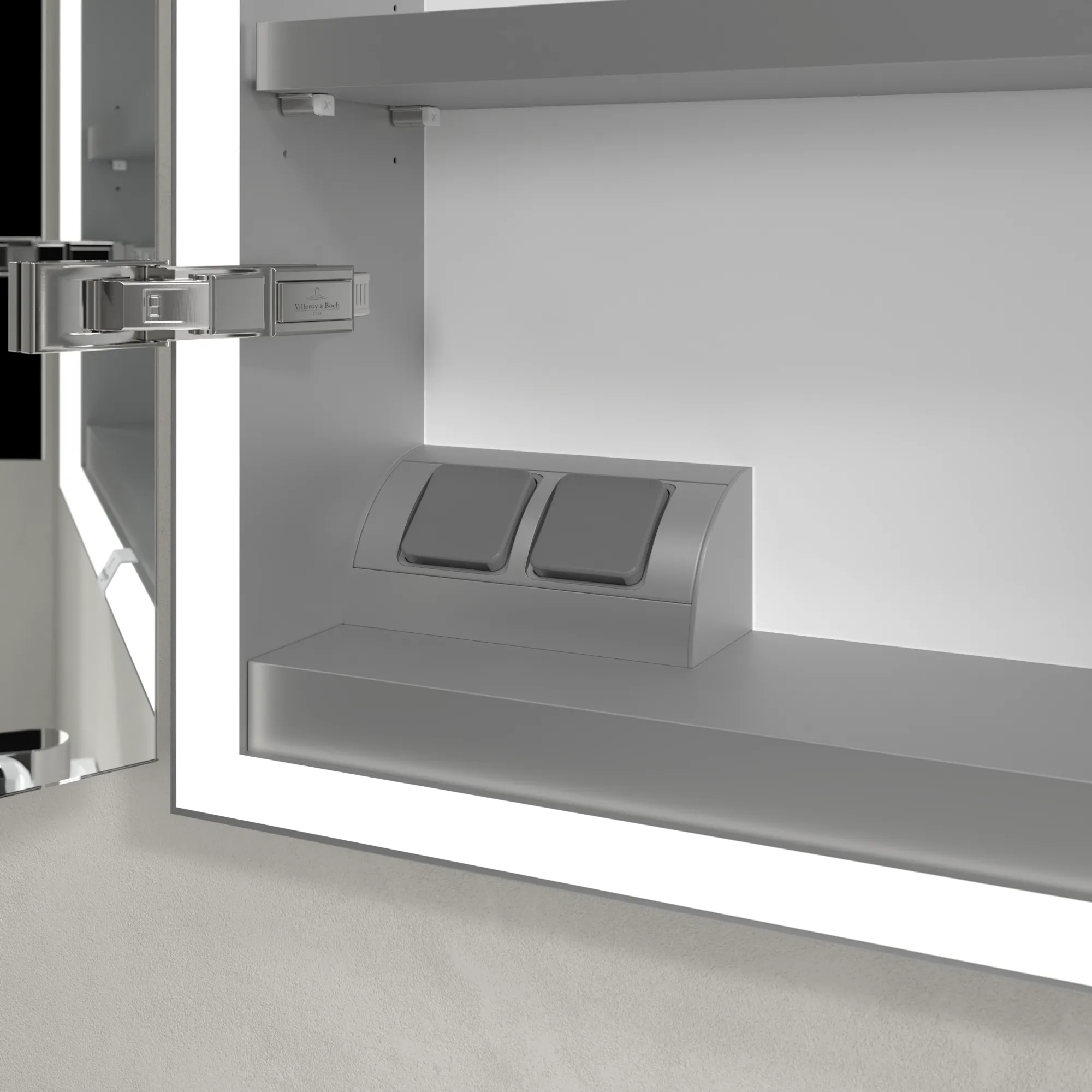 Villeroy & Boch Einbau-Spiegelschrank „My View Now“ 800 × 750 × 168 mm in White Matt Villeroy & Boch Einbau-Spiegelschrank „My View Now“ 800 × 750 × 168 mm in White Matt