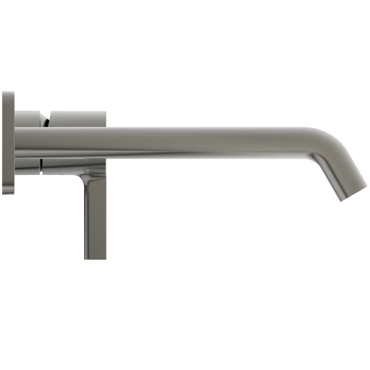 Ideal Standard Wand-Waschtischarmatur Joy Arm A7381GN, eckige Rosette, 220mm Ausladung, Silver Storm Ideal Standard Wand-Waschtischarmatur Joy Arm A7381GN, eckige Rosette, 220mm Ausladung, Silver Storm