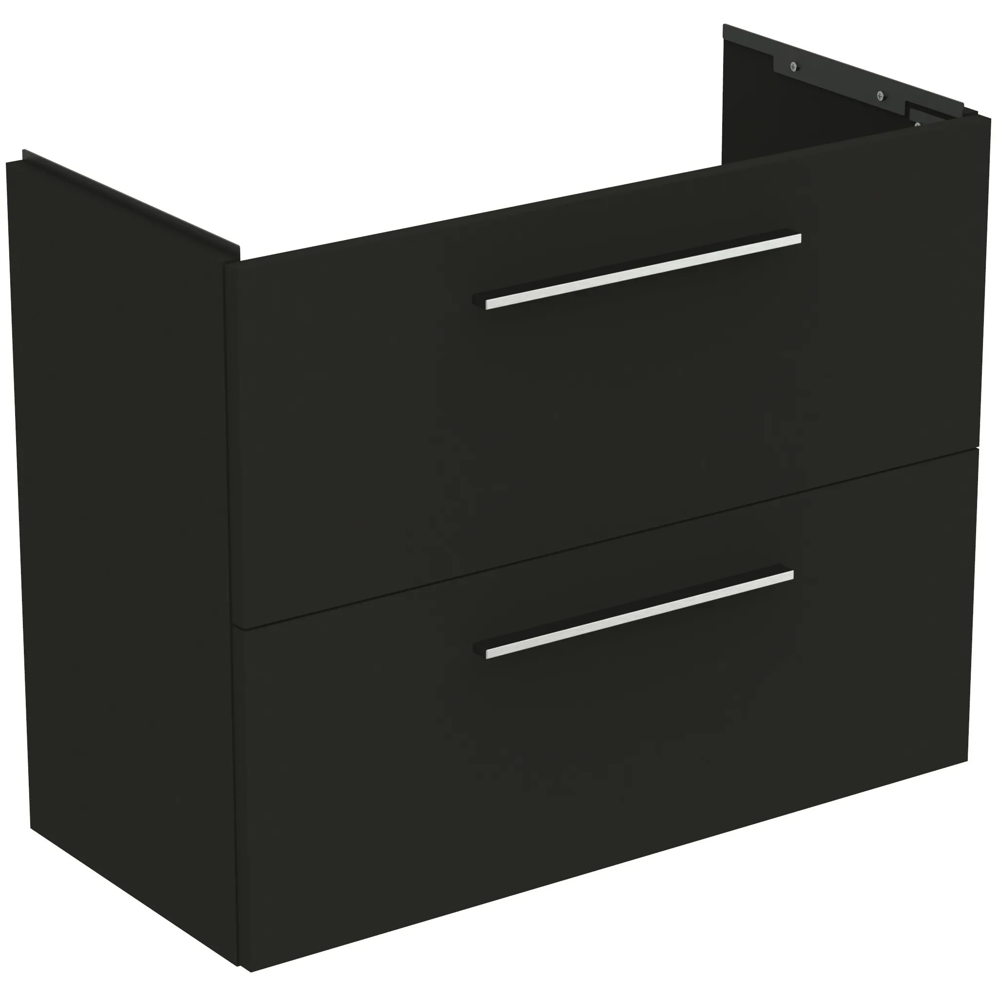 Ideal Standard Möbelwaschtischunterschrank i.life S 2 Auszüge 800x375x630mm Carbongrau matt Ideal Standard Möbelwaschtischunterschrank i.life S 2 Auszüge 800x375x630mm Carbongrau matt