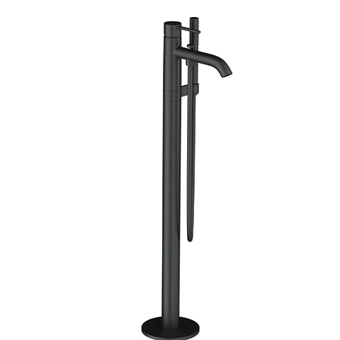 BOZZ Stand Wannenfüll und BrauseEinhandmischer mattschwarz BOZZ Stand Wannenfüll und BrauseEinhandmischer mattschwarz