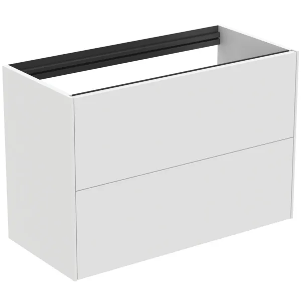 Ideal Standard Waschtischunterschrank Conca, 2 Auszüge, ohne Platte, 800x373x540mm, Weiß Ideal Standard Waschtischunterschrank Conca, 2 Auszüge, ohne Platte, 800x373x540mm, Weiß