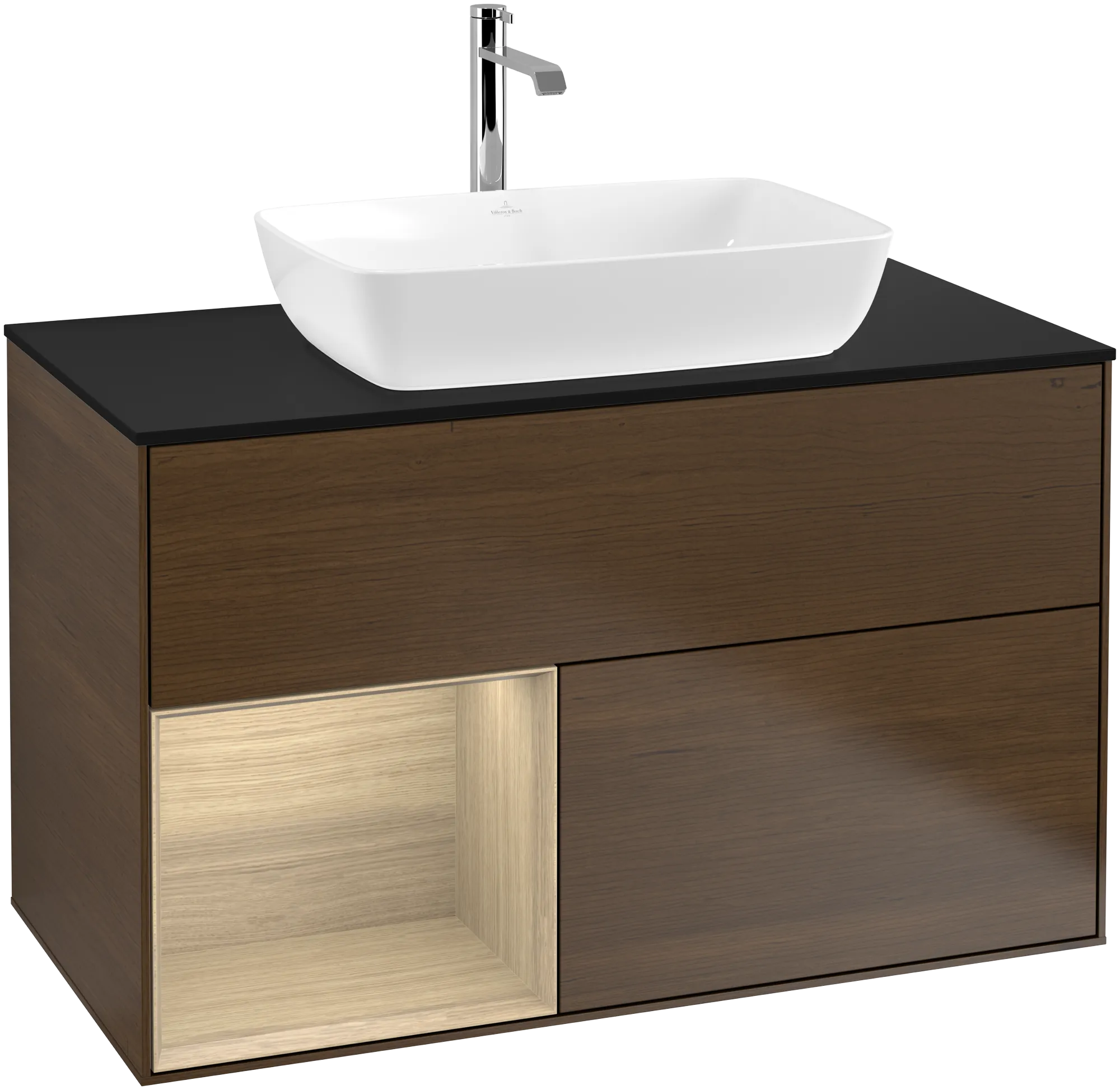 Villeroy & Boch Finion Waschbeckenunterschrank G77 1000x603x501mm mit Beleuchtung