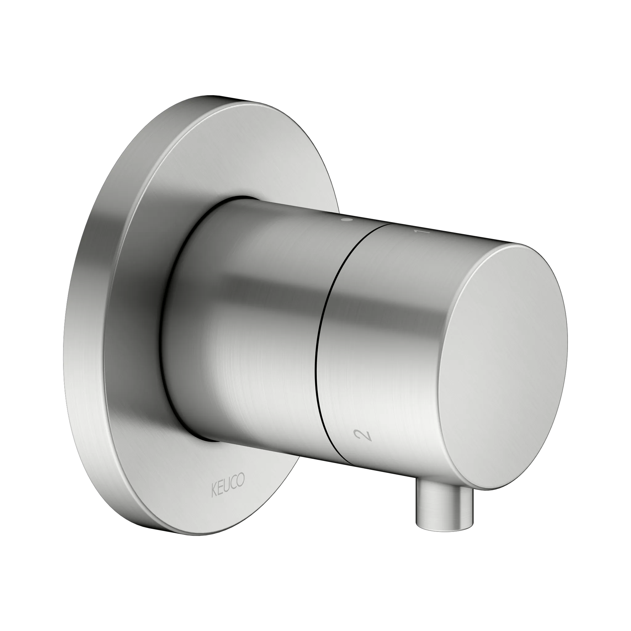 KEUCO IXMO Umstellventil Unterputz für 3 Verbraucher IXMO Comfort, rund Edelstahl-finish KEUCO IXMO Umstellventil Unterputz für 3 Verbraucher IXMO Comfort, rund Edelstahl-finish
