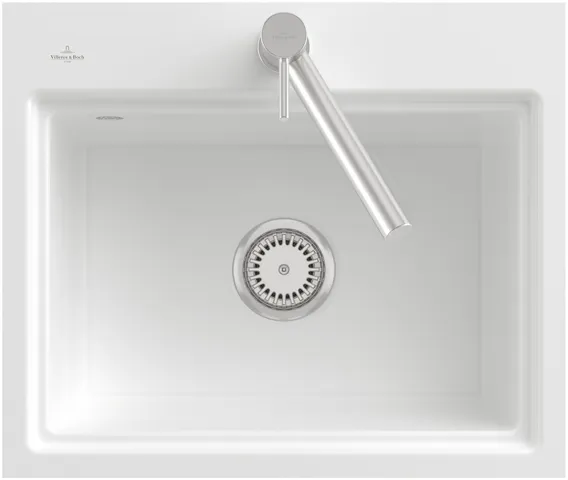 Villeroy & Boch Einbau-Küchenspülbecken „Subway Style“ 50 S 500 × 510 × 220 mm, für Becken rechts in Ivory Villeroy & Boch Einbau-Küchenspülbecken „Subway Style“ 50 S 500 × 510 × 220 mm, für Becken rechts in Ivory