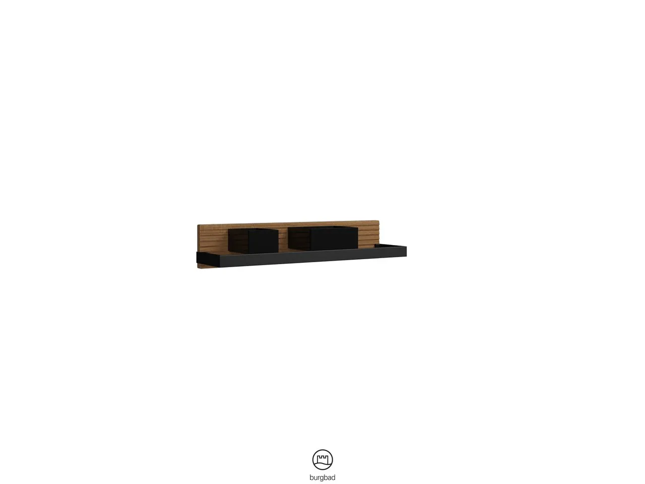 burgbad Wandpaneel „Fiumo“ in Befestigung verdeckt 600 × 117 × 150 mm