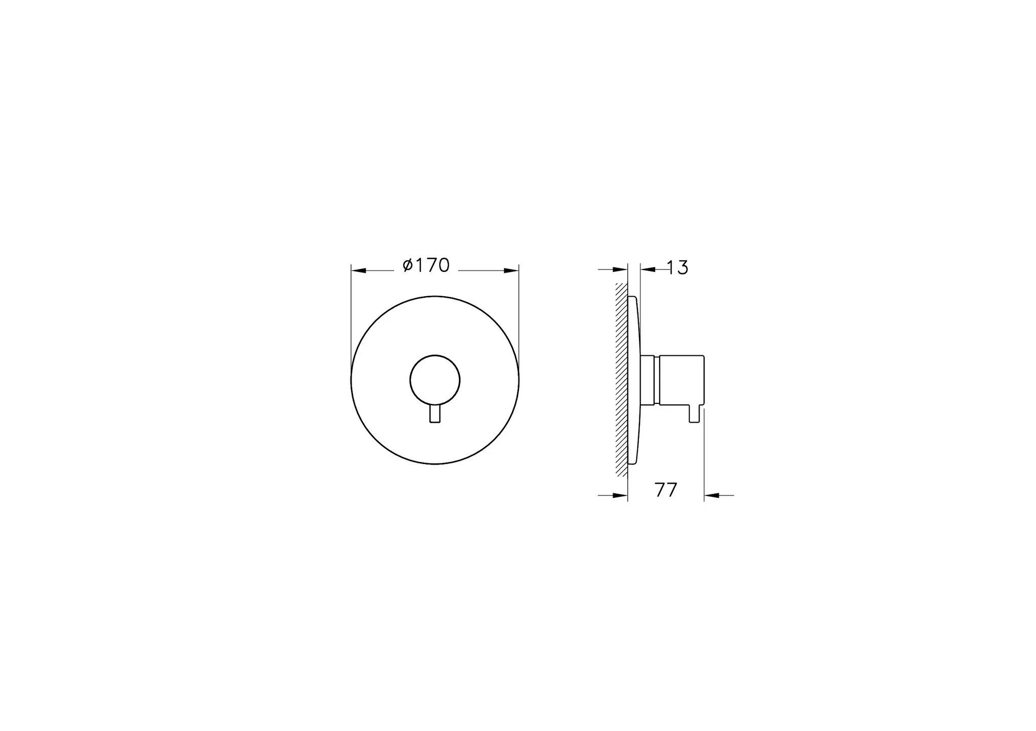 Flow Soft 3-Wege-Umsteller V-Box Unterputzmontage Nickel gebürstet Flow Soft 3-Wege-Umsteller V-Box Unterputzmontage Nickel gebürstet