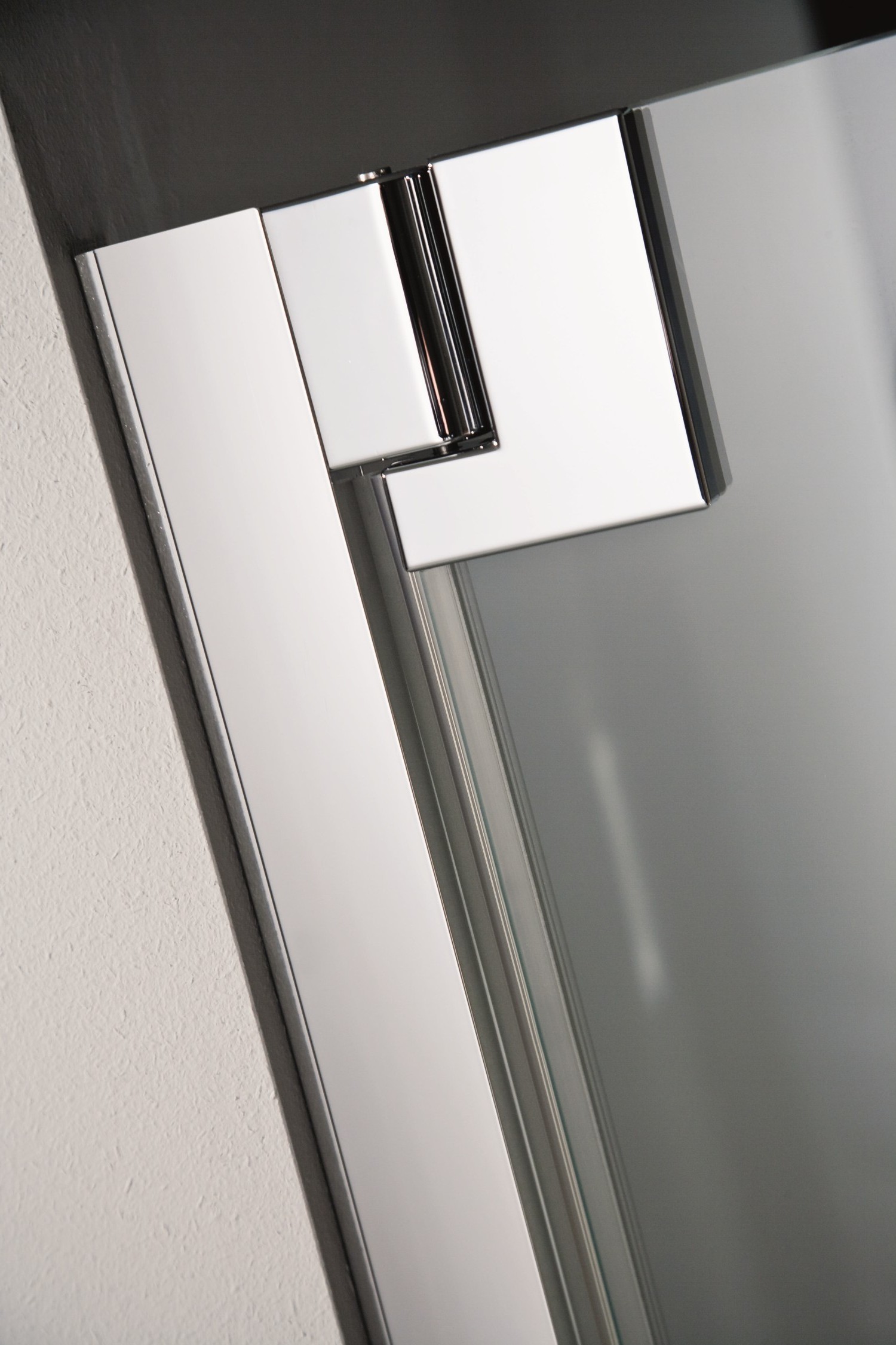 HSK Pendeltür Nische „K2P“ Glas Mattglas, Profile Chromoptik (Alu Hochglanz poliert), H: 2000 mm HSK Pendeltür Nische „K2P“ Glas Mattglas, Profile Chromoptik (Alu Hochglanz poliert), H: 2000 mm