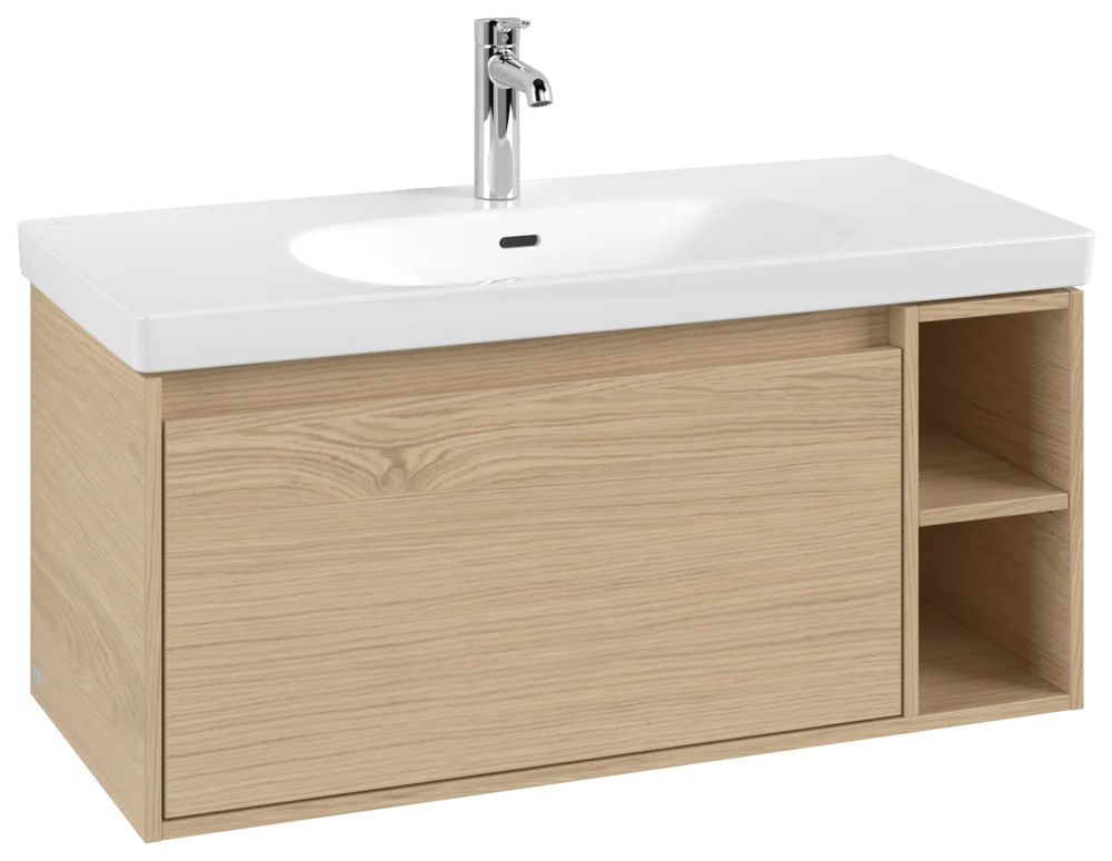 Villeroy & Boch Skyla Waschbeckenunterschrank 972x436x439mm Eckig Nordic Oak Villeroy & Boch Skyla Waschbeckenunterschrank 972x436x439mm Eckig Nordic Oak