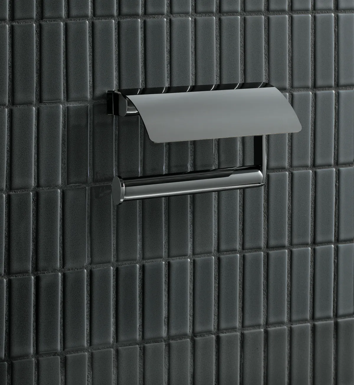 Papierrollenhalter Connect mit Deckel Chrom Papierrollenhalter Connect mit Deckel Chrom