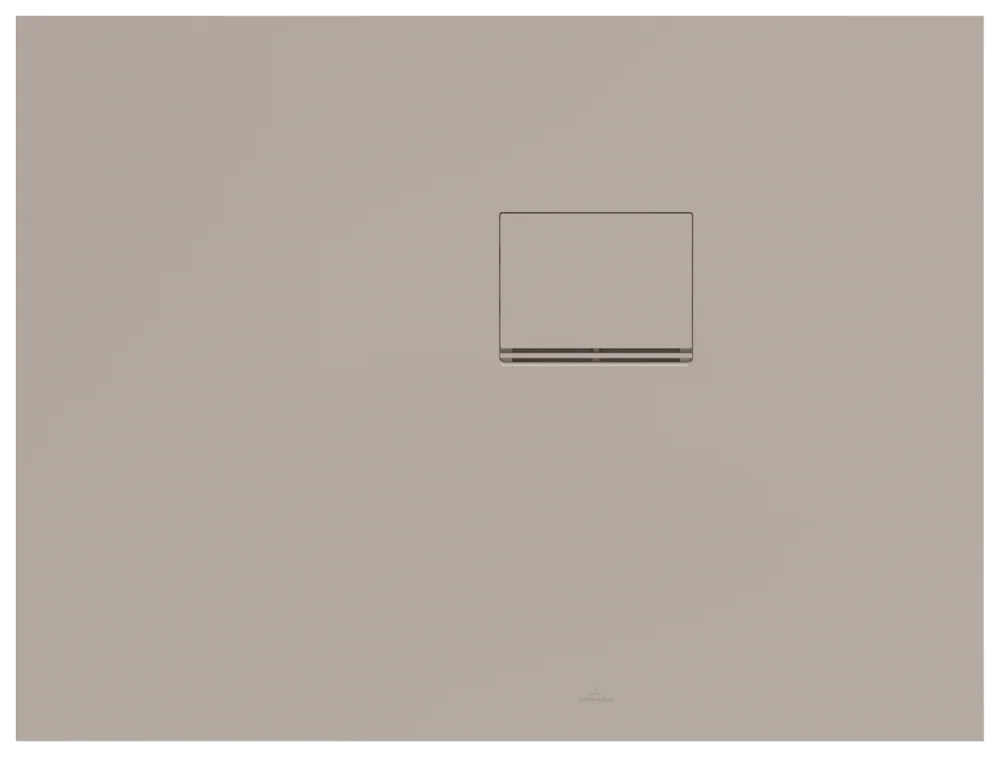 Villeroy & Boch Duschwanne Squaro Infinity, rechteckig, Almond, 1000 x 750 mm, Höhe 40 mm, Innentiefe 15 mm