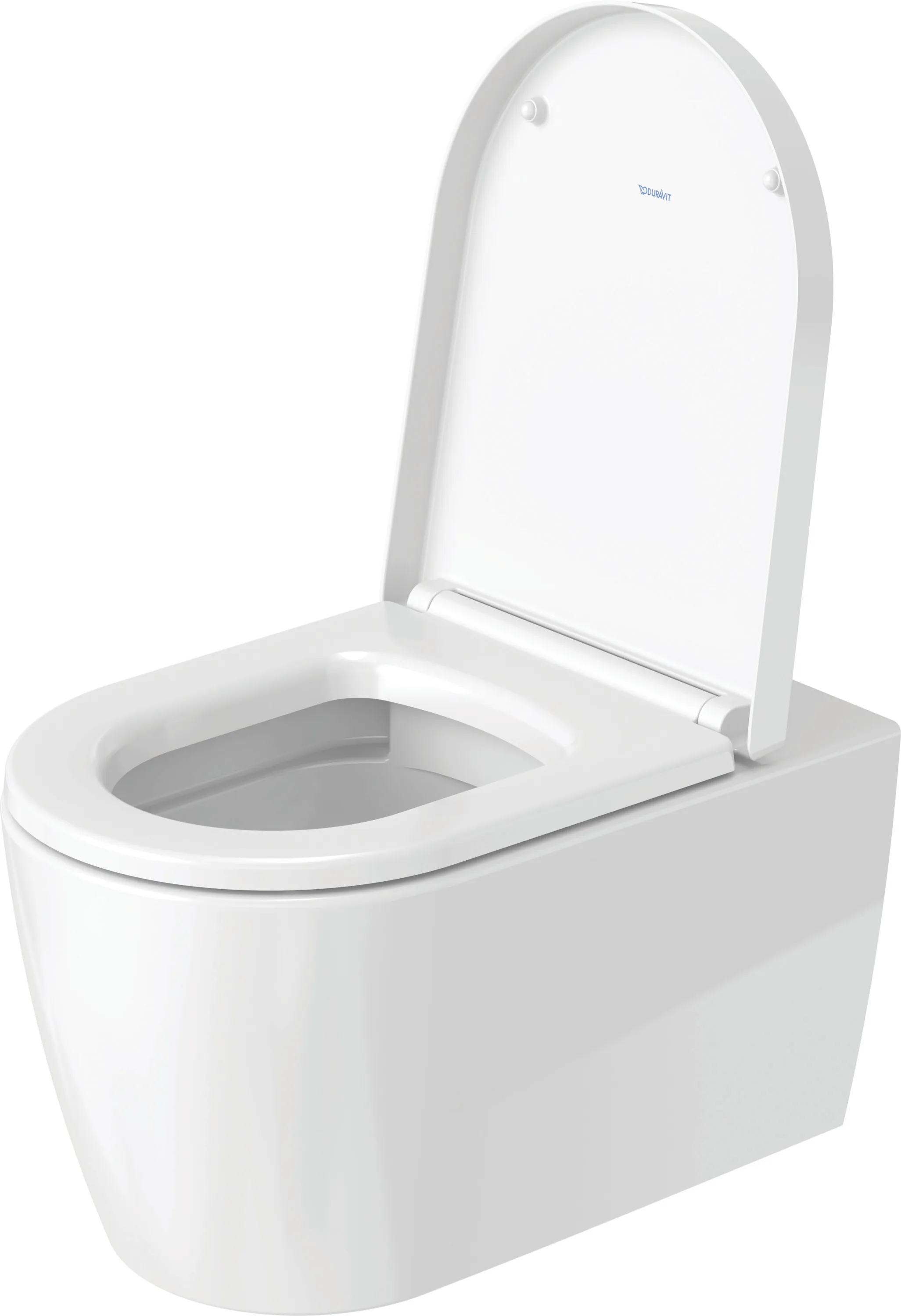 Duravit Wand-Tiefspül-WC inkl. WC-Sitz „ME by Starck“ 37,35 × 57 × 39,5 cm, Befestigung sichtbar