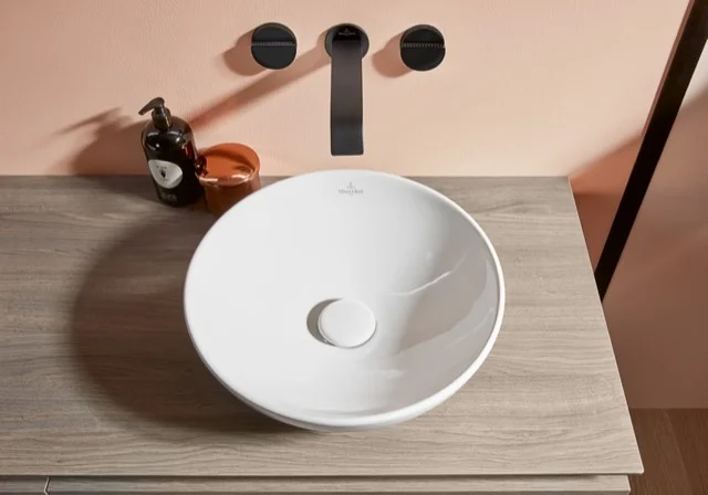 Villeroy & Boch Loop & Friends Aufsatzwaschbecken 380x380mm Rund Weiß Alpin TitanCeram Villeroy & Boch Loop & Friends Aufsatzwaschbecken 380x380mm Rund Weiß Alpin TitanCeram