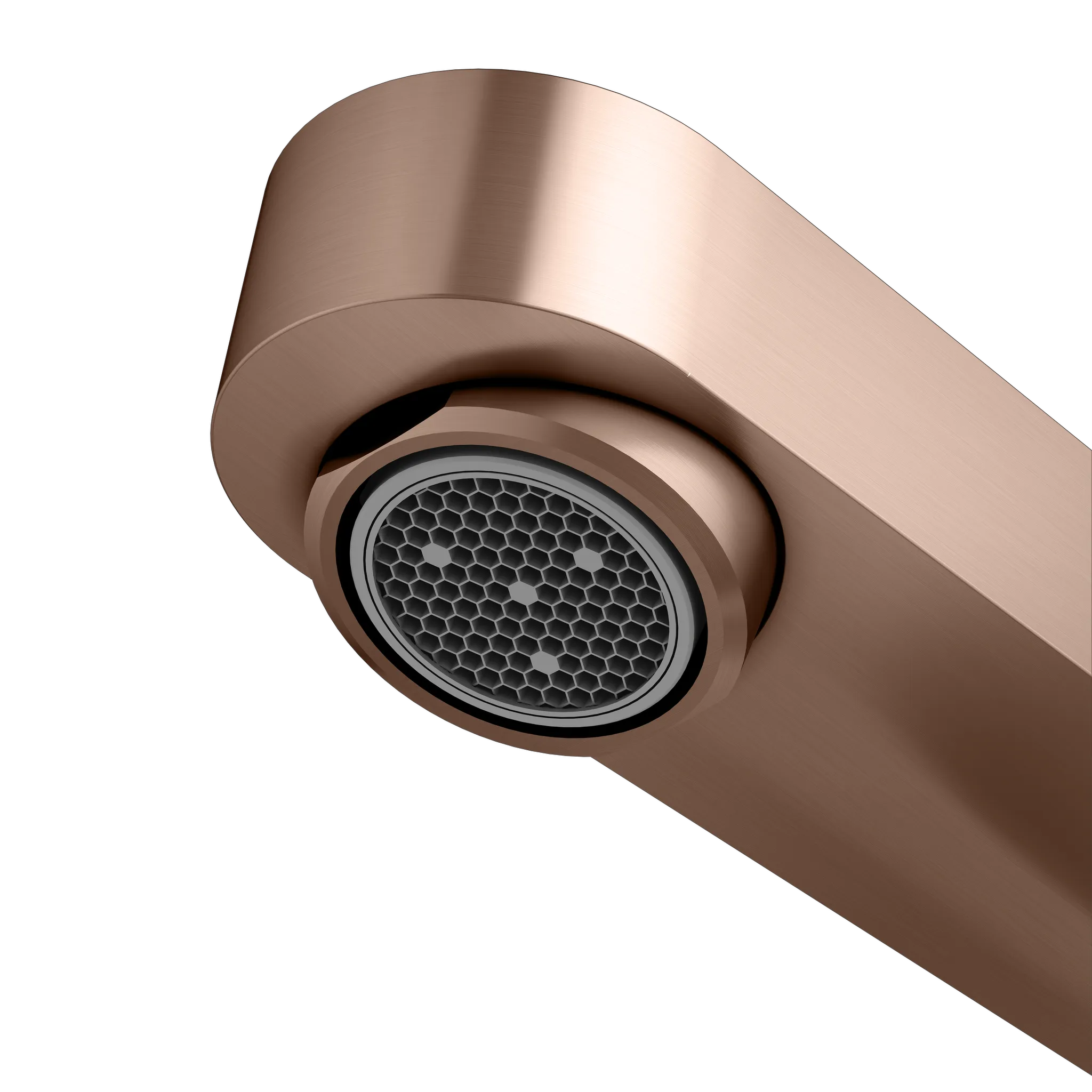 IXMO Einhebel-Waschtischmischer 100 IXMO Flat, Rosette rund Rotgold geb.