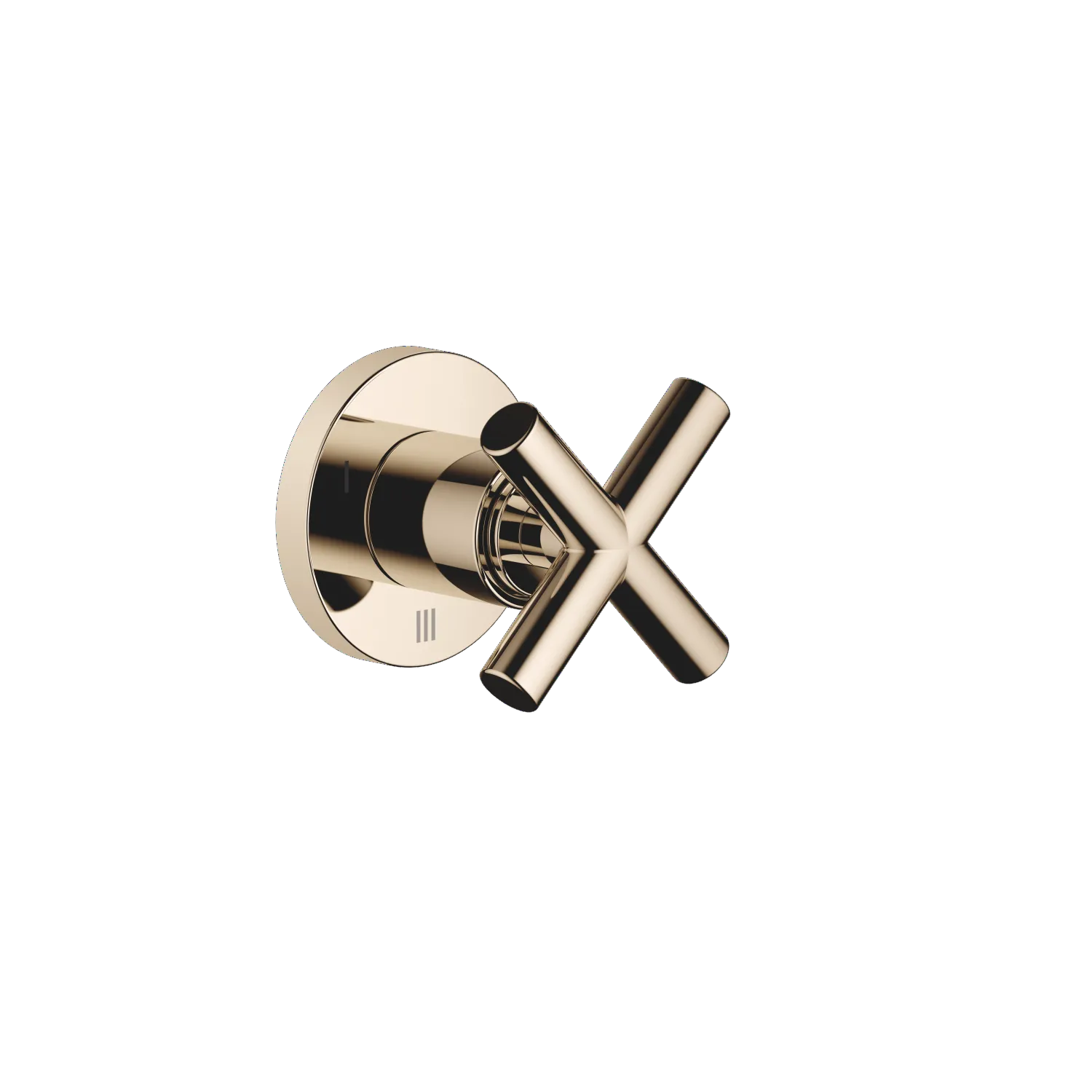 Dornbracht Tara UP-Dreiwege-Umstellung Champagne (22kt Gold)