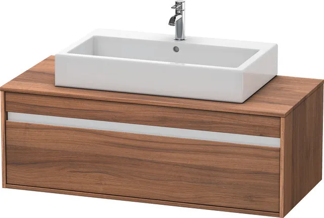 Duravit Waschtischunterschrank wandhängend „Ketho“ 120 × 42,6 × 55 cm Nussbaum Natur Duravit Waschtischunterschrank wandhängend „Ketho“ 120 × 42,6 × 55 cm Nussbaum Natur