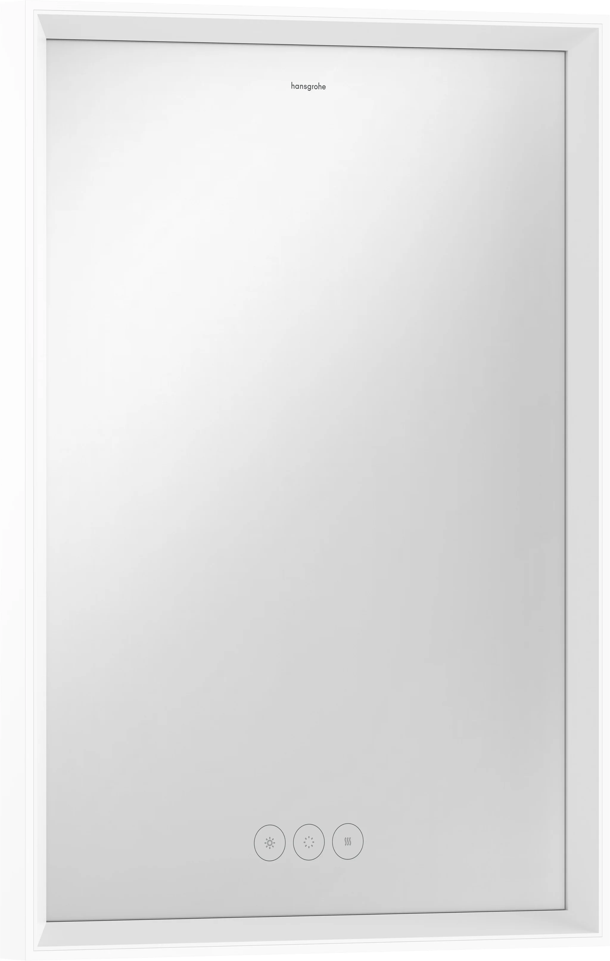 Hansgrohe Xarita E Spiegel mit LED-Beleuchtung, Mattweiß, 500x700x50 mm