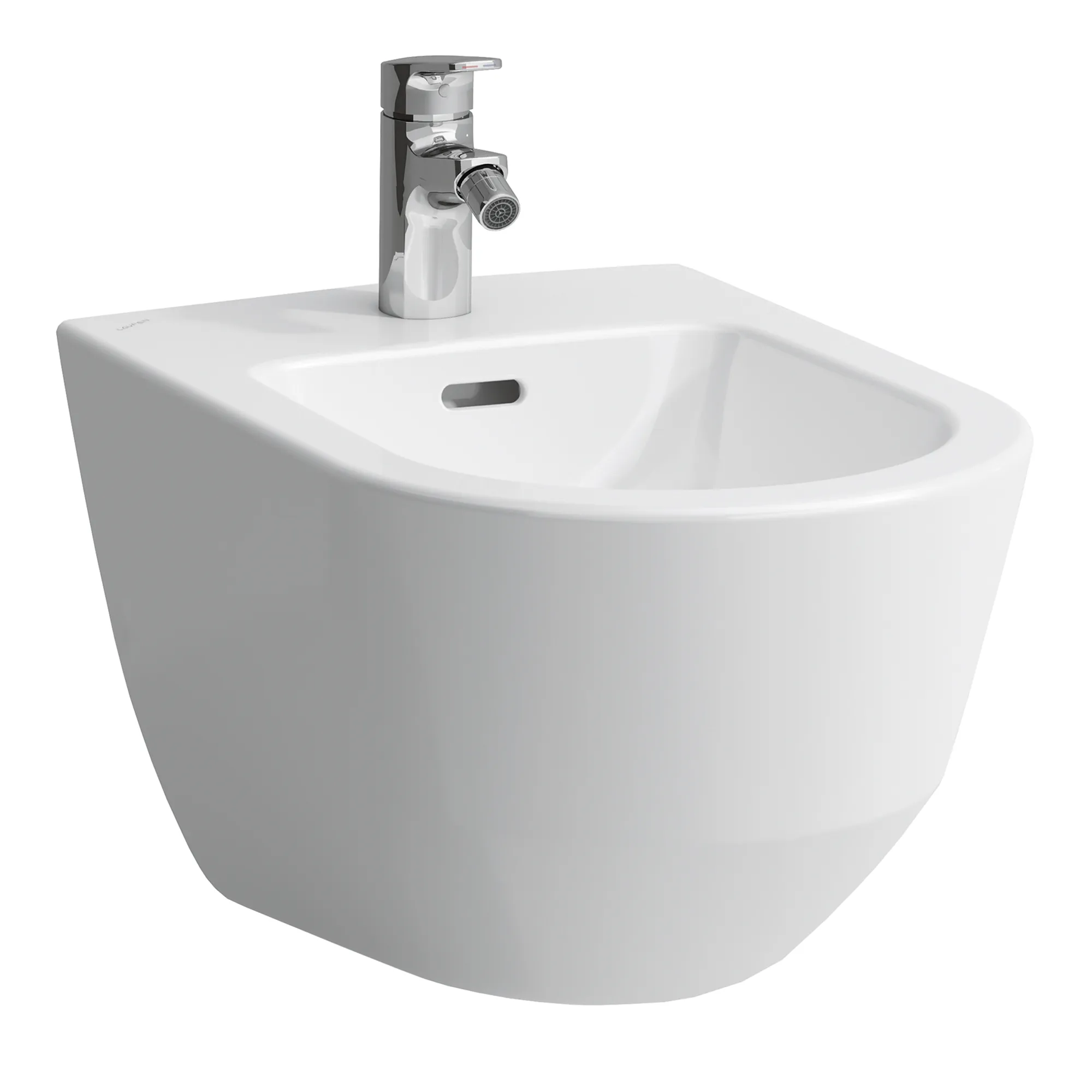 Wandbidet PRO 530x360 1 Hahnloch ohne seitliches Loch für Wasseranschluss weiß