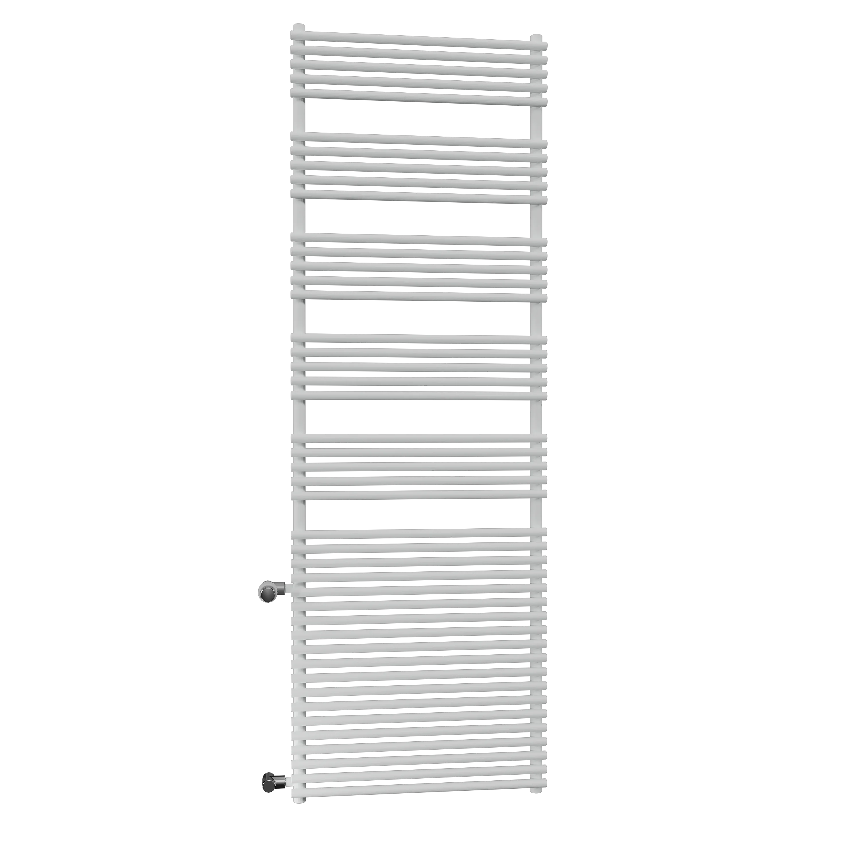 Arbonia Design-Heizkörper „Bagnotherm® Flex“ 60 × 80 cm in glanzsilber Metallic