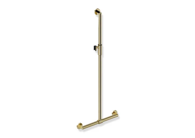HEWI Duschhandlauf System 900 PG93, Edelstahl PVD, magnetischer Brausehalter, 1250 mm