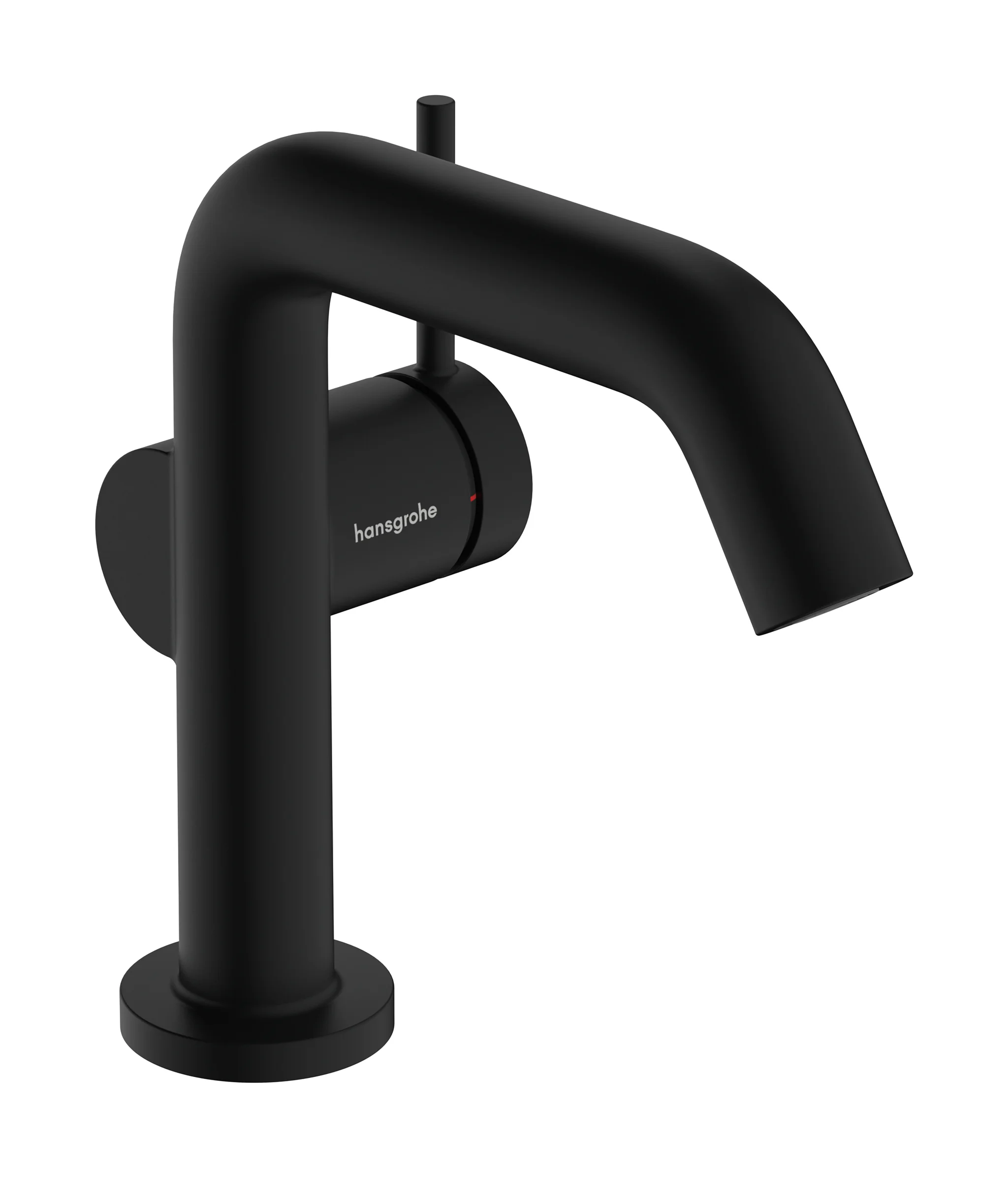 Hansgrohe Tecturis S Einhebel-Waschtischmischer 110 Fine CoolStart EcoSmart+ mit Push-Open Ablaufgarnitur, Mattschwarz