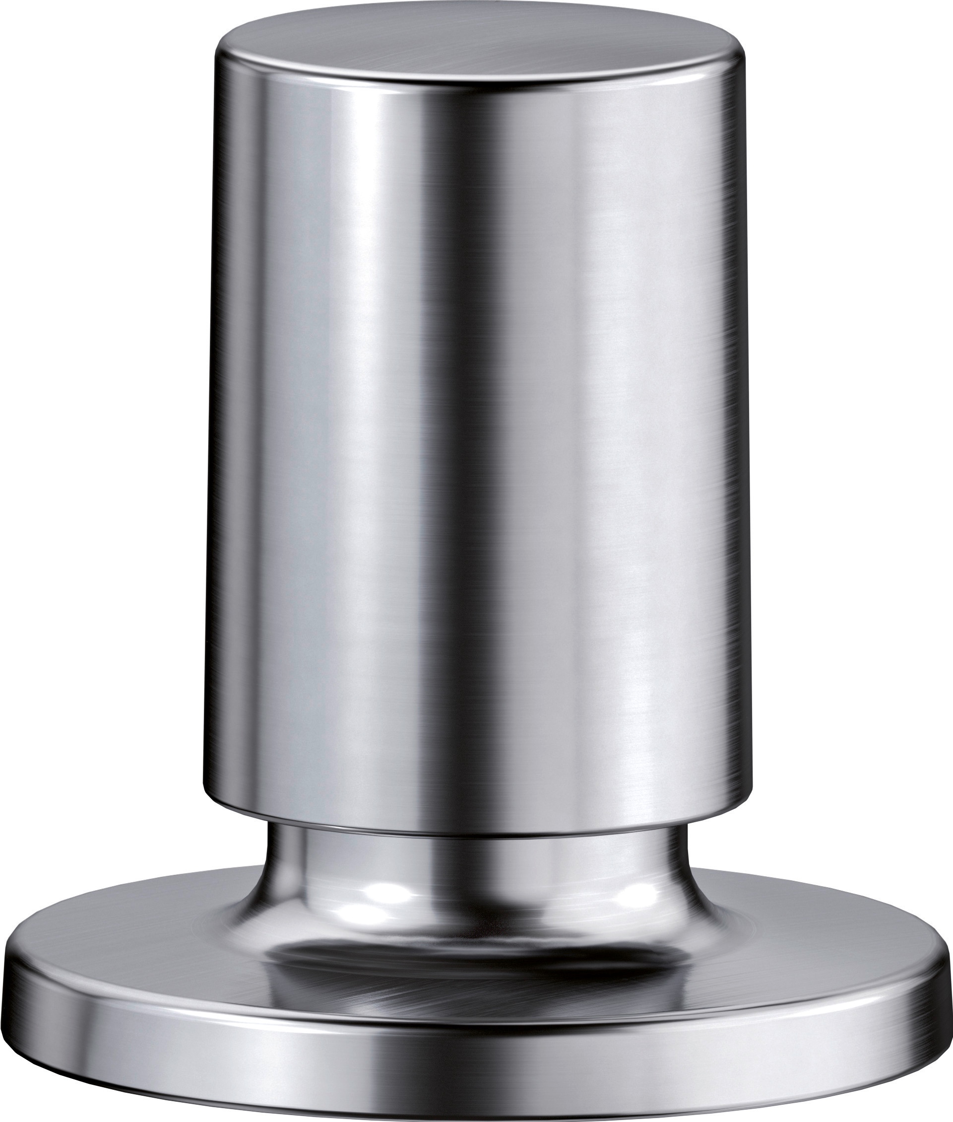 Zugknopf rund Edelstahl gebürstet Zugknopf rund Edelstahl gebürstet