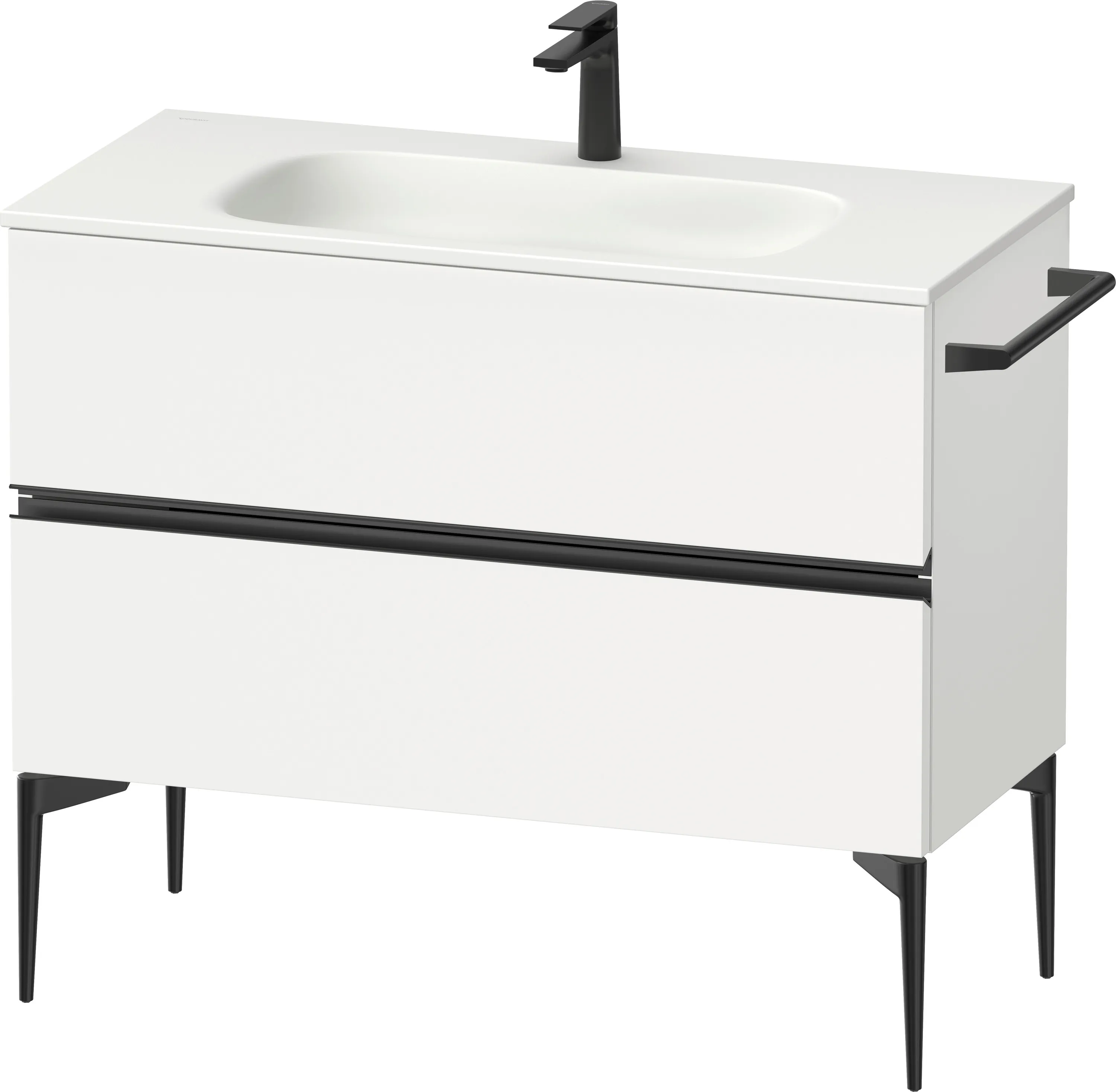 Duravit Waschtischunterschrank „Sivida“ 101 × 59,2 × 47,7 cm in Weiß Matt