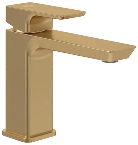 Einhand-Waschtischarmatur „Subway 3.0“ 17,6 cm Ausladung 134 mm in Brushed Gold