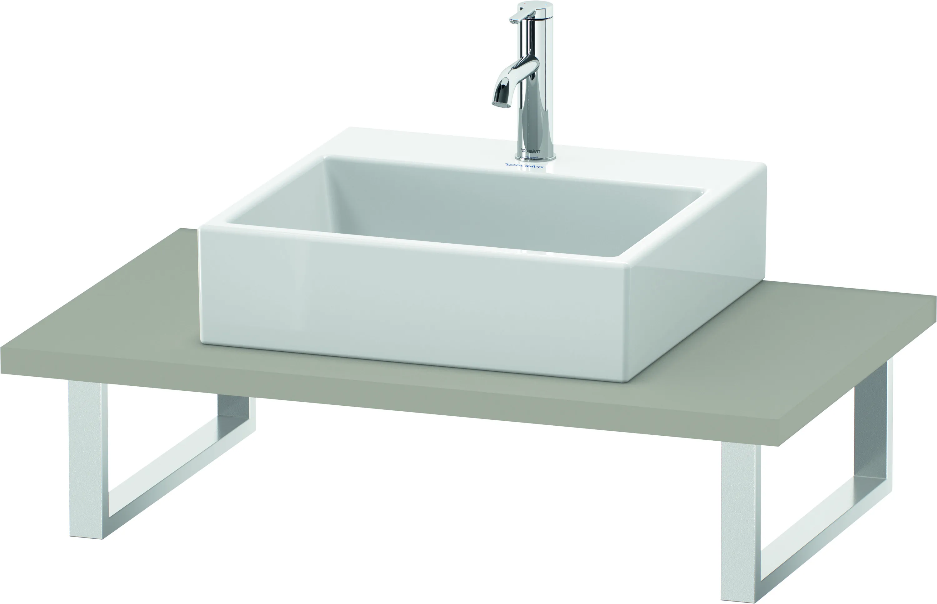 Duravit Konsole „DuraStyle“, mittig in Taupe Matt Duravit Konsole „DuraStyle“, mittig in Taupe Matt